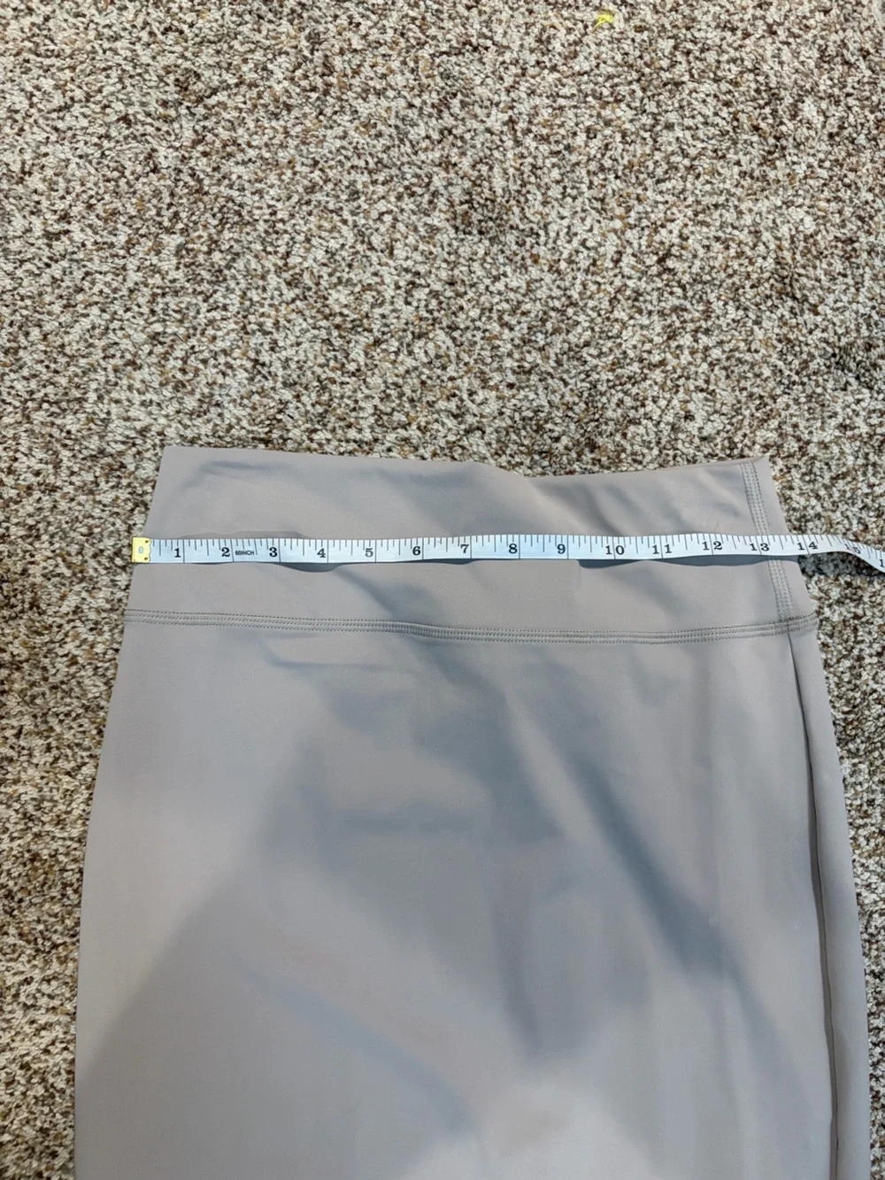 Fabletics Taupe High-Waist Maxi Skirt